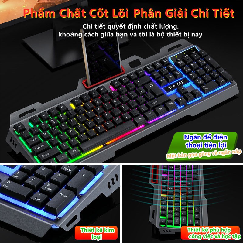 Bàn Phím máy tính Gaming có dây ,bàn phím cơ có dây  USB