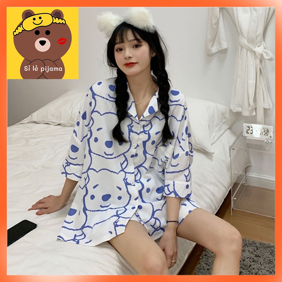Đồ Bộ Thun Cotton ĐÙI Quảng Châu Gấu dễ thương 40-60KG
