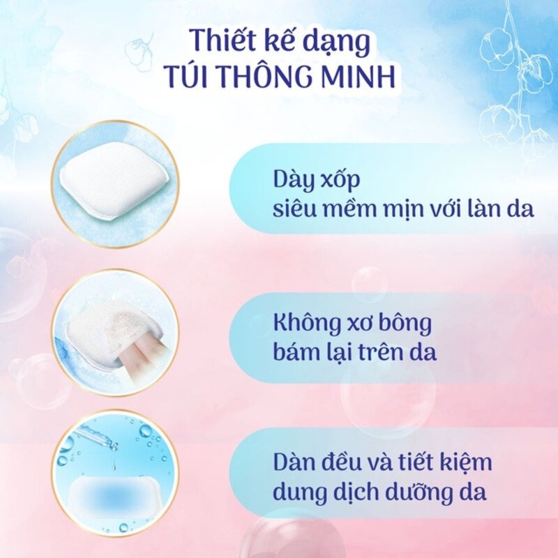 Bông Tẩy Trang Cao Cấp Silcot Soft Touch Premium Cotton 66 Miếng - Hasaki - Sản phẩm chính hãng