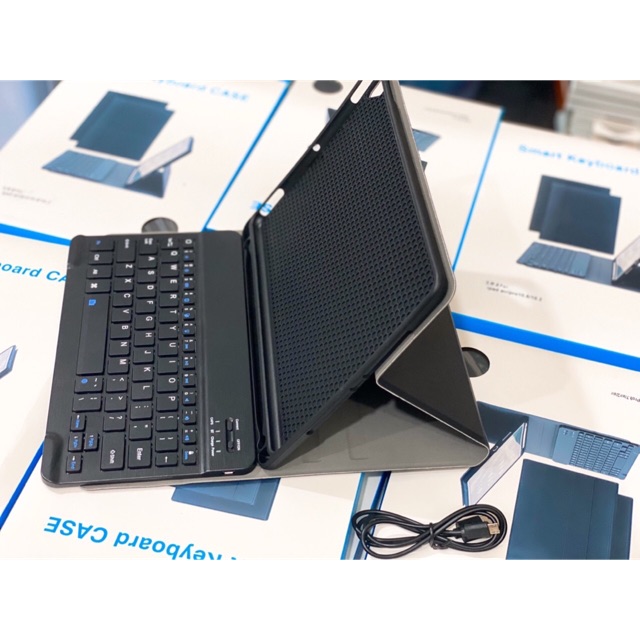 Bao da kèm bàn phím Bluetooth Smart Keyboard iPad 9.7 / iPad Air 5678 / iPad 10.2 inch /iPad Pro 11 inch/ Pro 12.9 2020