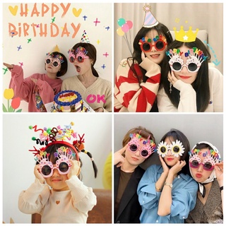 Mắt kính Happy birthday nhiều màu ngộ nghĩnh