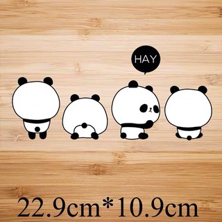 Hình ủi áo decal chuyển nhiệt - mẫu "4 con gấu quay lưng''