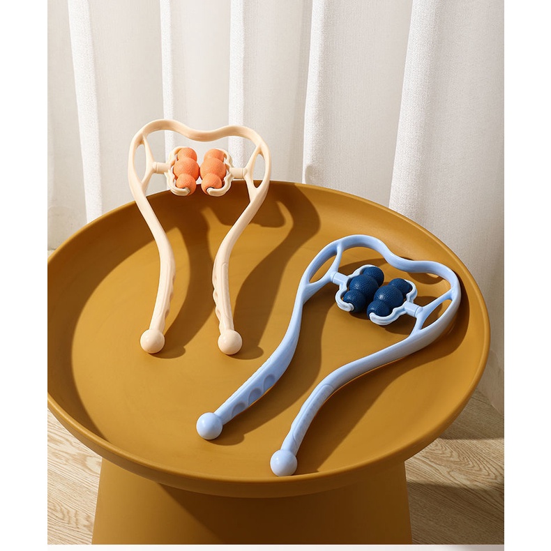 Dụng cụ massage cổ vai gáy 6 bi - Thư viện Yoga - Kích thước 37cm x 21cm