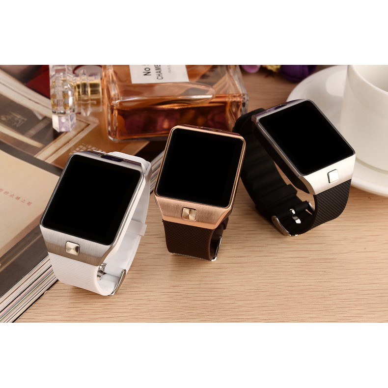 Đồng Hồ Thông Minh smartwatch DZ09 giá tốt 3 màu trắng - đen - nâu
