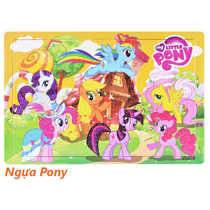 Tranh ghép gỗ 200 mảnh - Ngựa Pony