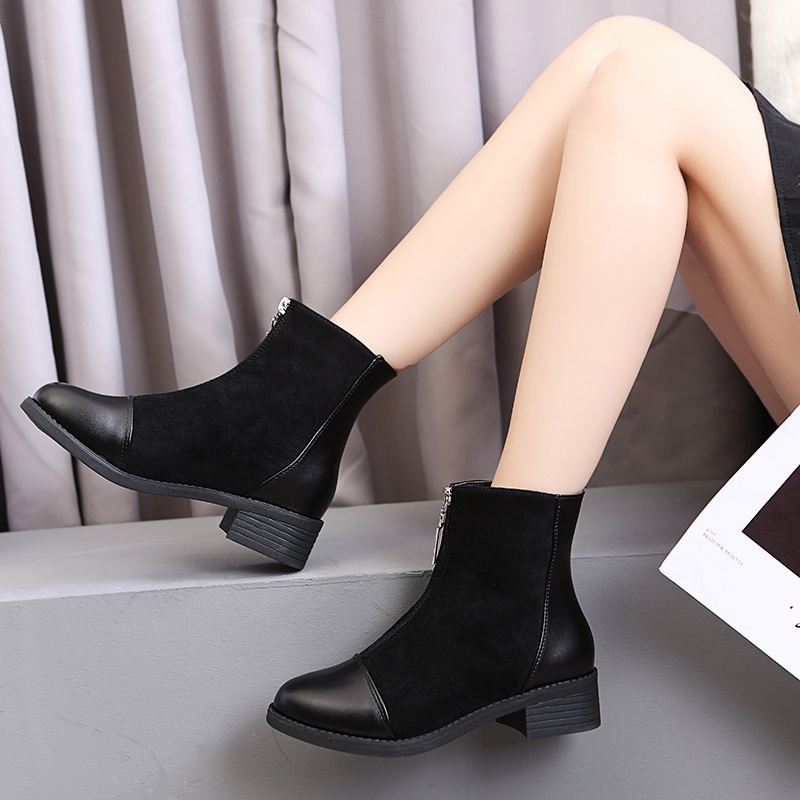 Giày bốt cao gót thời trang nữ tính