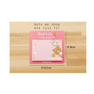 Note chữ nhật nhiều màu