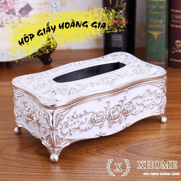 Hộp đựng giấy hoàng gia siêu đẹp sang trọng