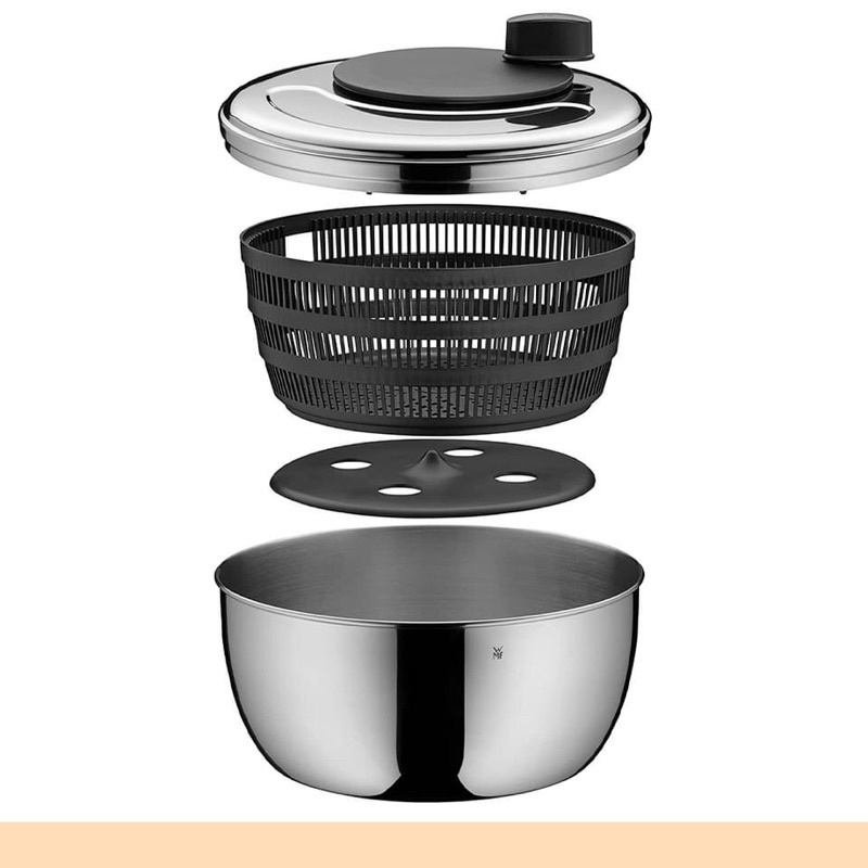 Rổ quay rau WMF Gourmet Saladschleuder Inox - Hàng Đức chính hãng