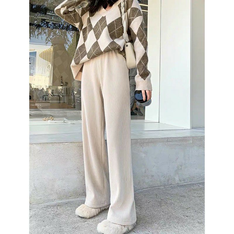 quần ống suông nhung tăm fizesize 444