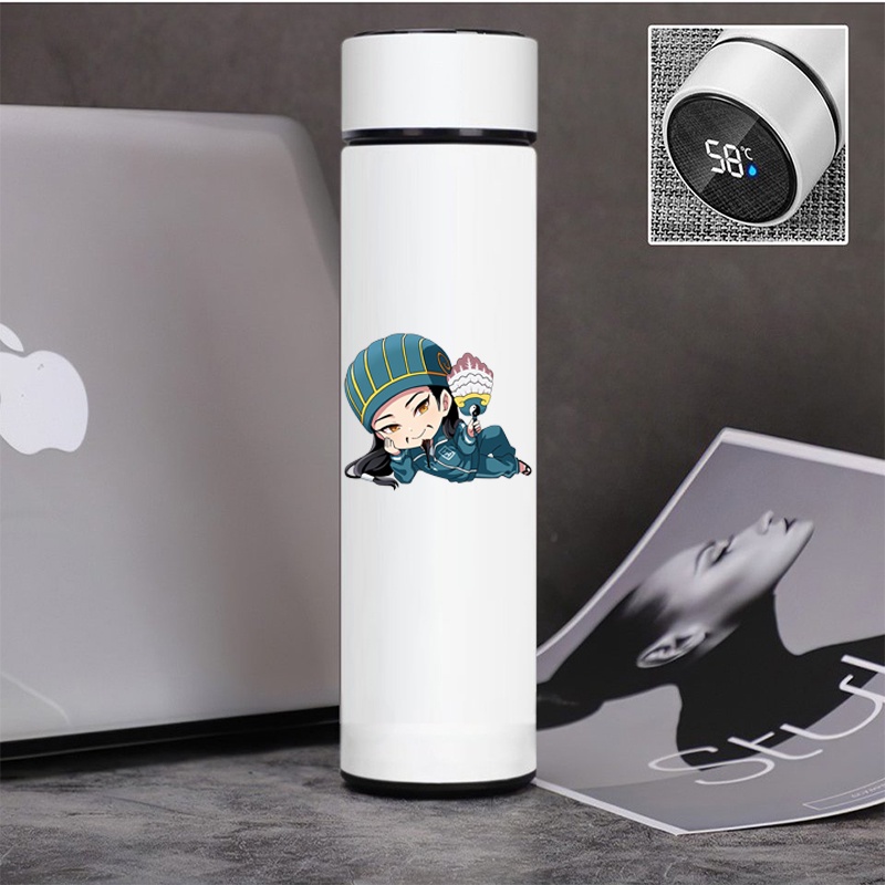 Bình Giữ Nhiệt KHỔNG MINH THÍCH ĐI QUẨY chibi anime Lõi INOX