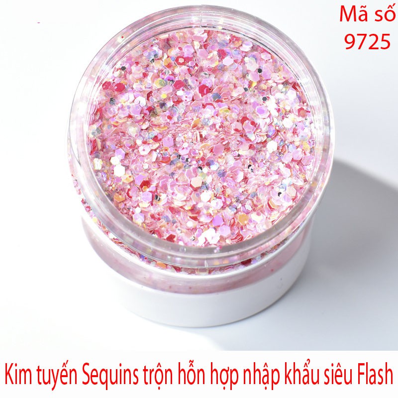 Kim tuyến Sequins siêu Flash mã 9725