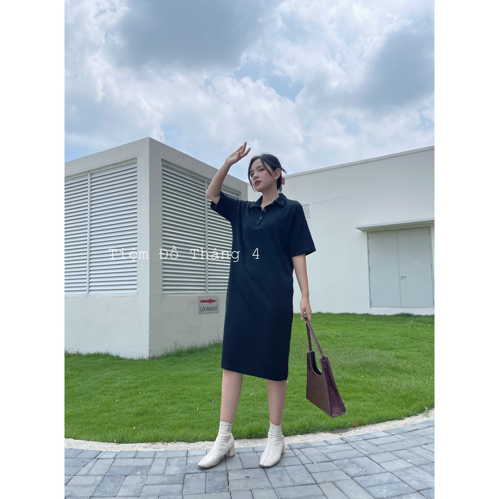 Polo Dress - Em đầm form suông cổ polo, basic | BigBuy360 - bigbuy360.vn