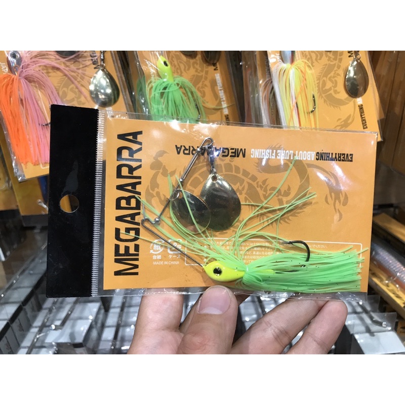 MỒI CÂU CÁ CHÍNH HÃNG MEGABARRA Spinner