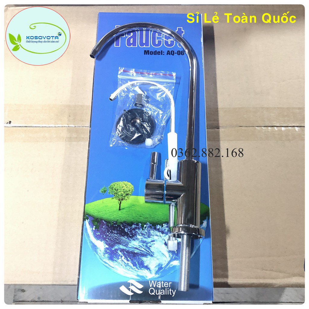 Vòi Máy Lọc Nước Dạng Gạt Faucet Hàng Chính Hãng Loại 1, Inox Không Gỉ Siêu Bền