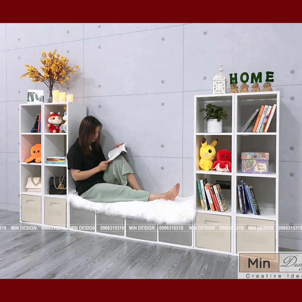 Kệ gỗ đồ chơi, sách vở TỔ ONG đa năng lắp ghép nhiều tầng,trang trí nhà cửa,an toàn cho bé khi sử dụng!