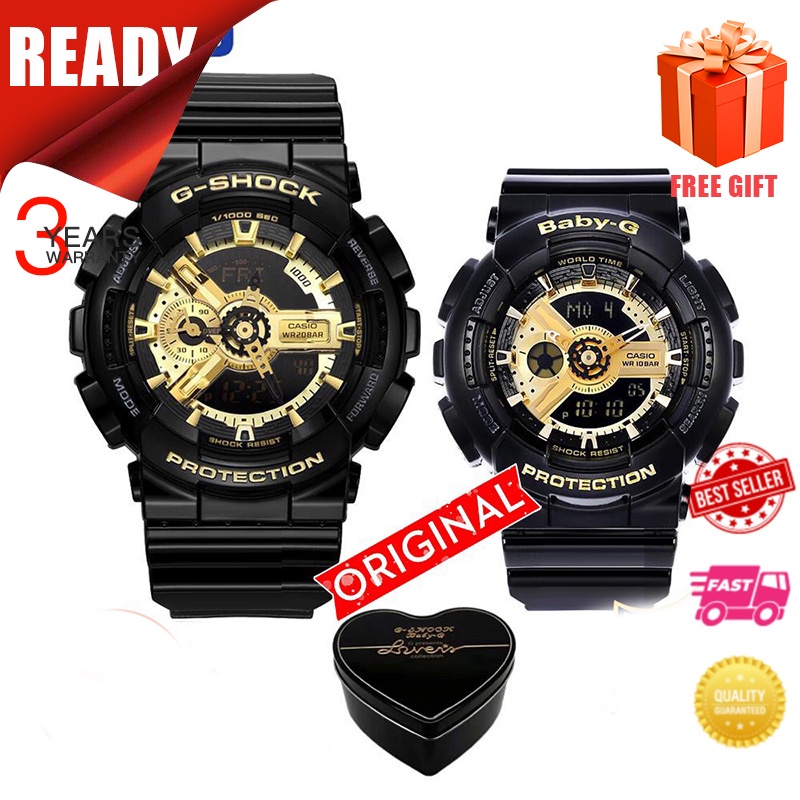 Q8OH G-Shock Baby-G ga110 ba110 men Lady couple sport watch BA110-1A2021