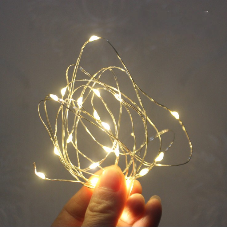 Dây đèn Led đom đóm Fairy Light 3 mét dùng pin AA