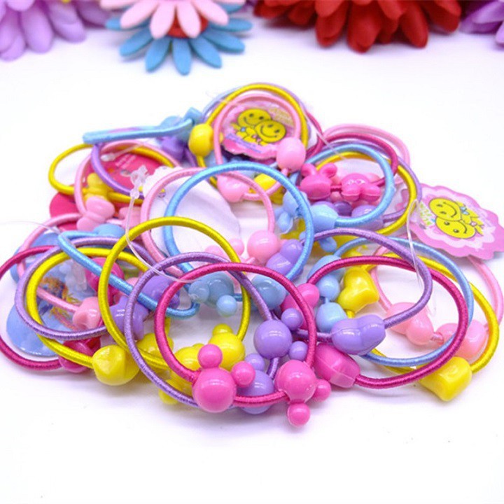 COMBO 2 GÓI 100 DÂY BUỘC TÓC CHO BÉ