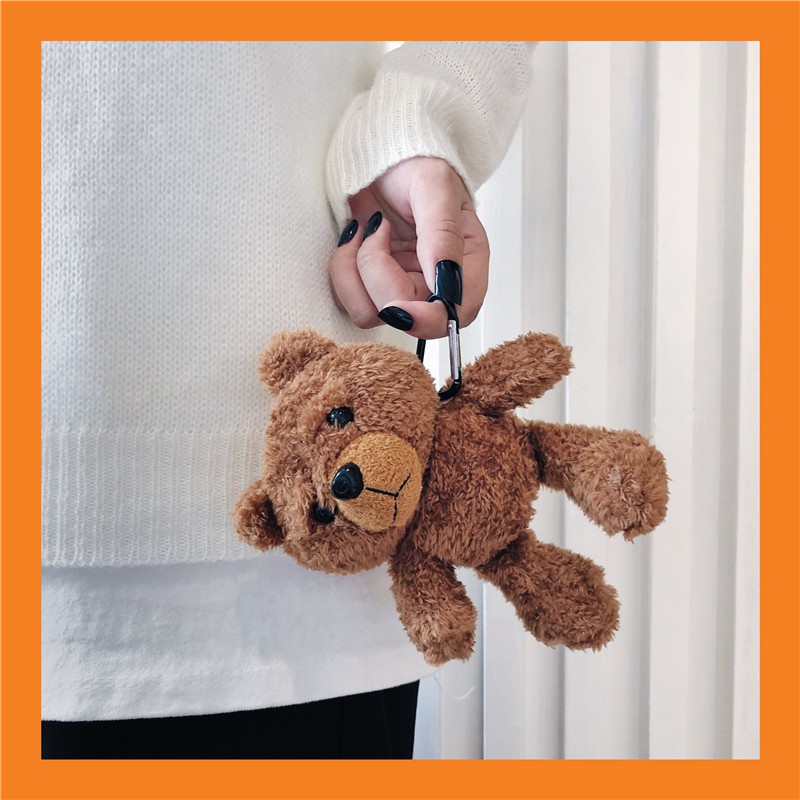 Ốp hình gấu bông bảo vệ hộp sạc tai nghe AirPods Pro AirPods 1/2