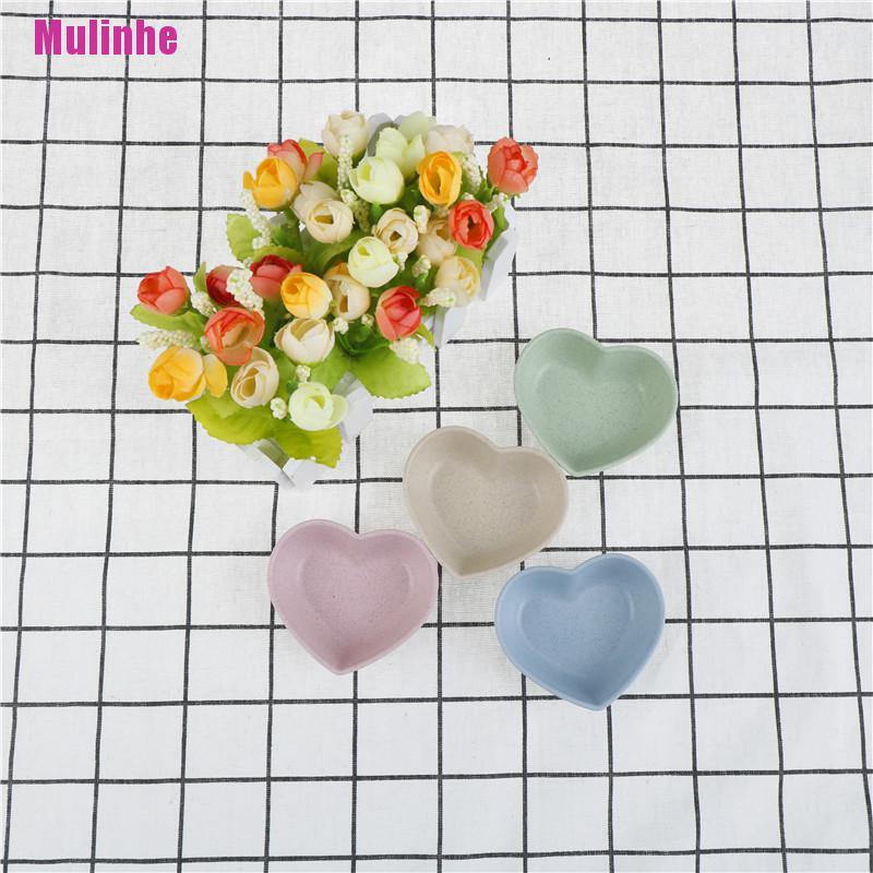 [Mulinhe] Tô Đựng Nước Sốt Trái Cây Hình Trái Tim Dành Cho Trẻ Em Ăn Tối