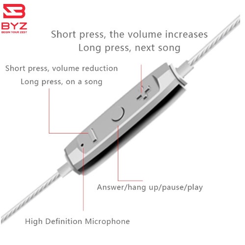 TAI NGHE BLUETOOTH 2 TAI BYZ YS012, Chính hãng bảo hành 12 tháng