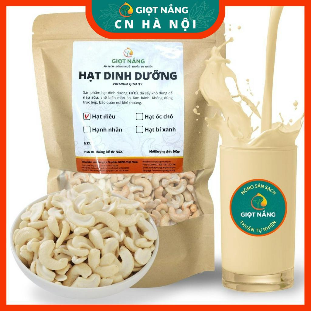 Hạt nấu sữa 500g đồ ăn vặt mẹ bầu và ăn dặm cho bé từ Nông sản Giọt Nắng CN Hà Nội