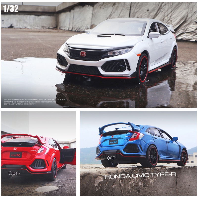 Mô Hình Xe Hơi Honda Civic Type-R Bằng Hợp Kim Tỉ Lệ 1: 32