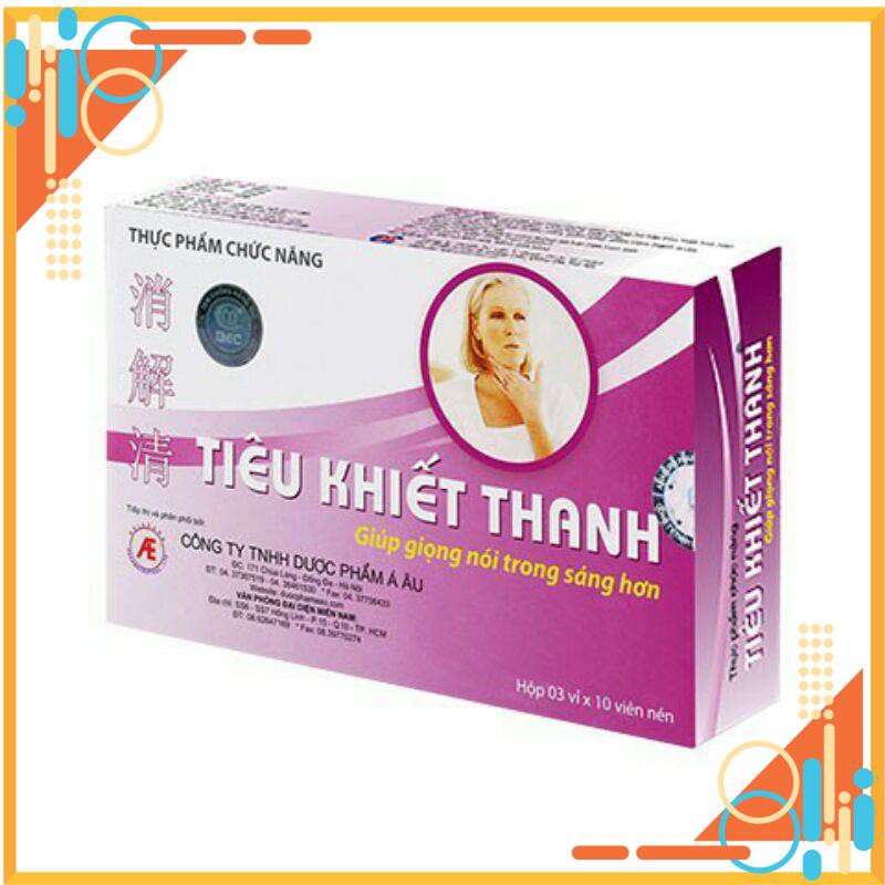 ✅Tiêu Khiết Thanh Viêm Thanh Quản, Viêm Amidan(30 viên)