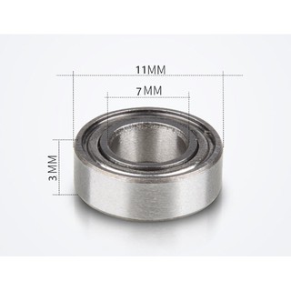 Vòng bi MR117zz  7x11x3 / Bạc đạn 7x11x3