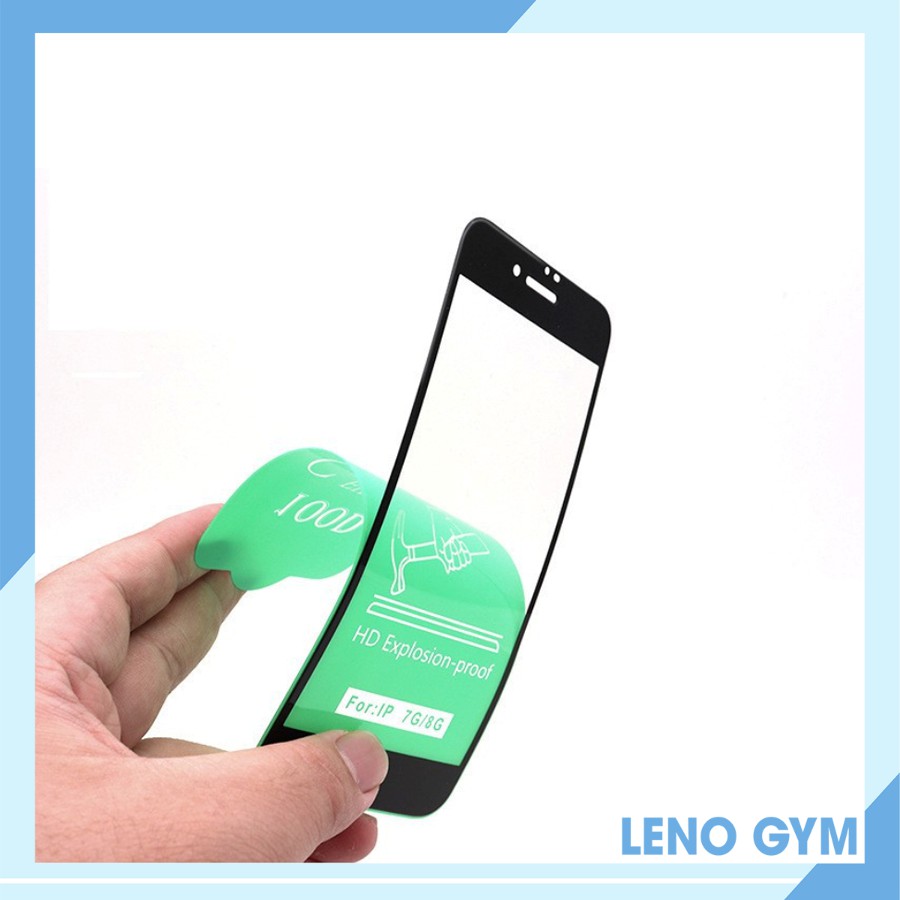 Cường lực iphone Dẻo 100D Full màn - Leno Gym - Iphone 6-6s/7-8/7-8-plus/X-XS/XSMAX/11/11-pro/11-pro-max/12 pro