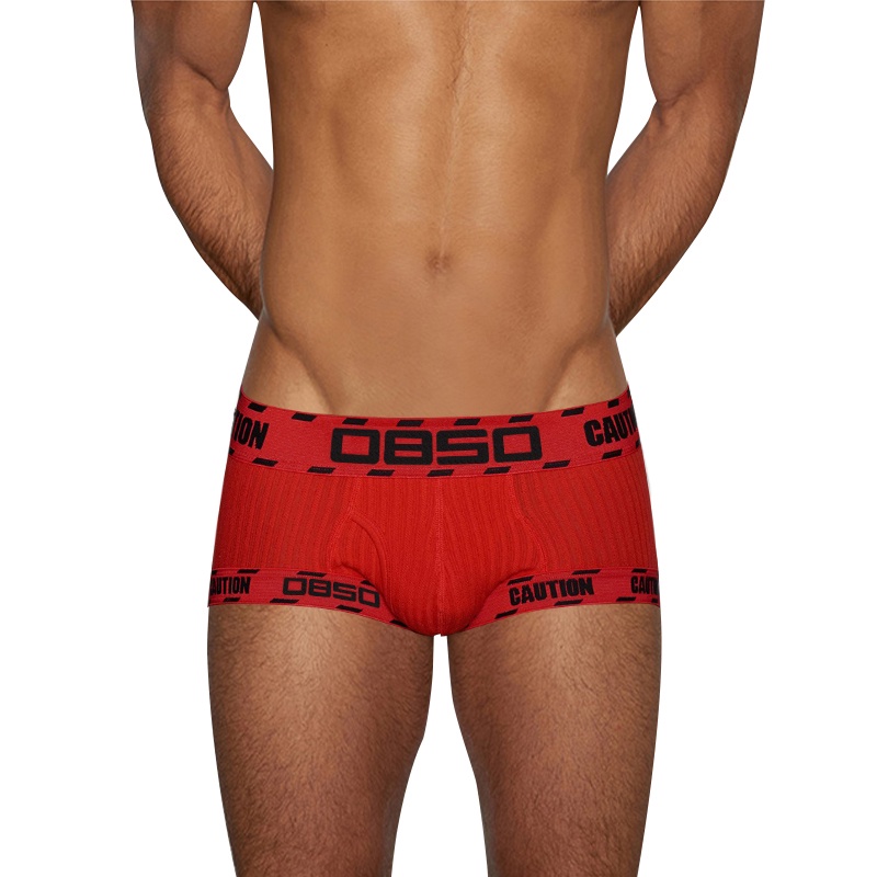 ORLVS Quần Lót boxer Eo Thấp Chất Liệu Cotton Thời Trang Cho Nam BS3204