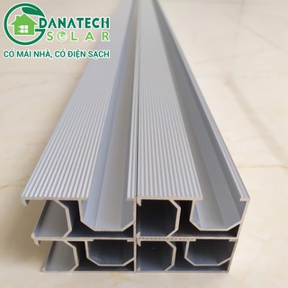 Thanh rail nhôm cao cấp lắp pin năng lượng mặt trời dài 4m32