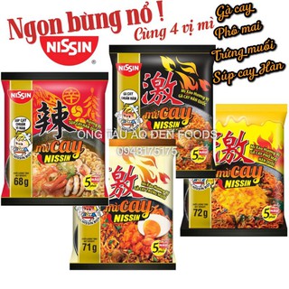 Mì cay Hàn Quốc Nissin Boy 4 vị: phô mai/ trứng muối/ gà cay/ súp hàn