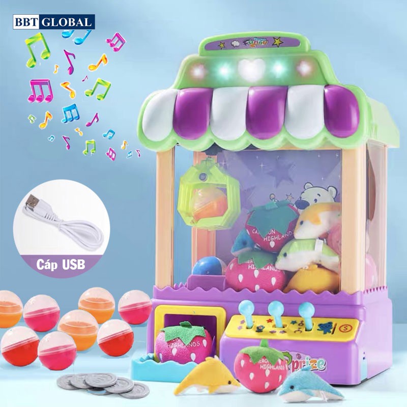 Đồ chơi máy gắp thú bông BBT GLOBAL cỡ lớn 5357