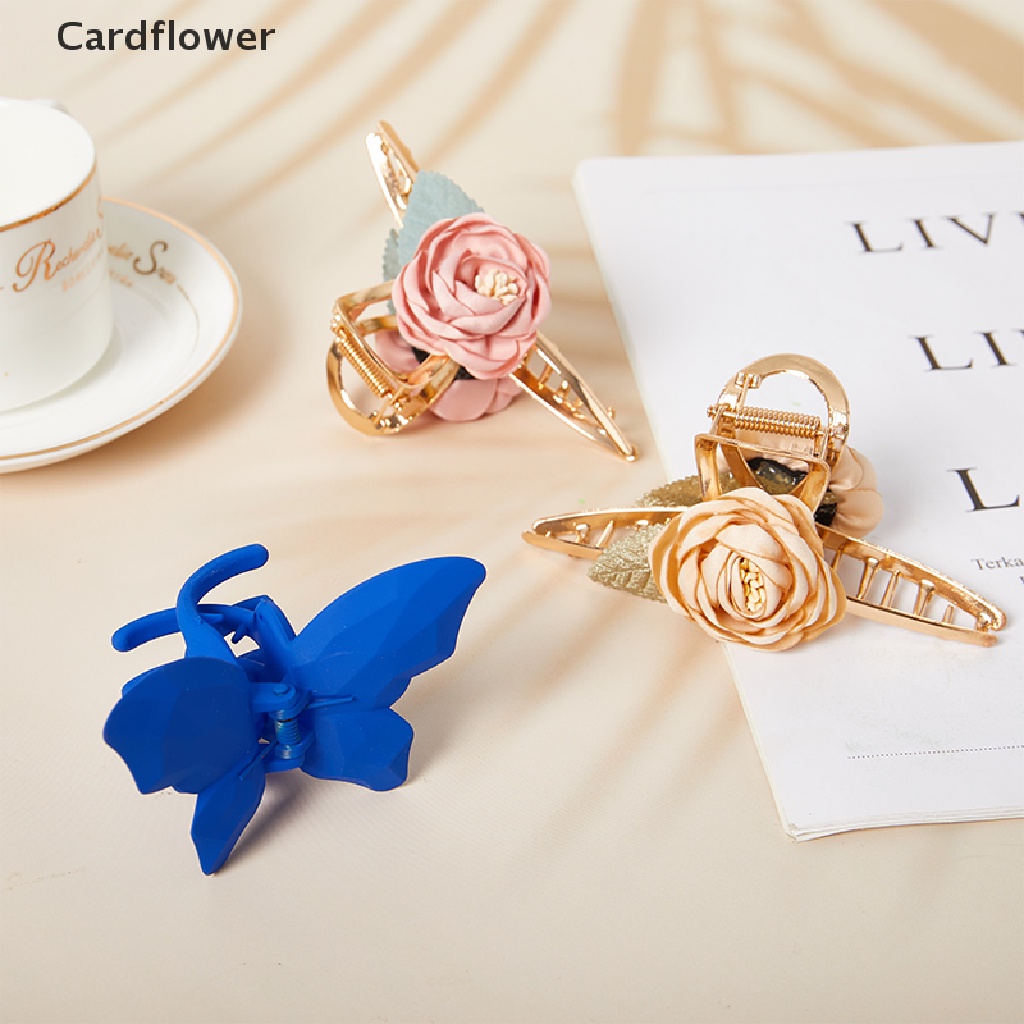 &lt; Cardflower &gt; Kẹp Tóc Hoa Tulip / Cá Mập / Cá Mập Thời Trang Mùa Hè Đang Giảm Giá