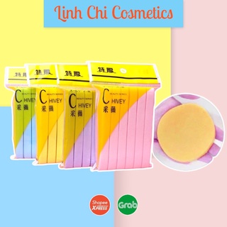Bông rửa mặt bọt biển chivey gói 12 miếng