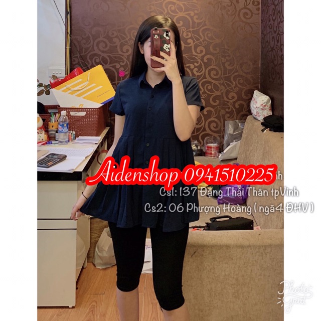 [freeship] Áo bầu xinh công sở nhiều màu chất lụa cao cấp