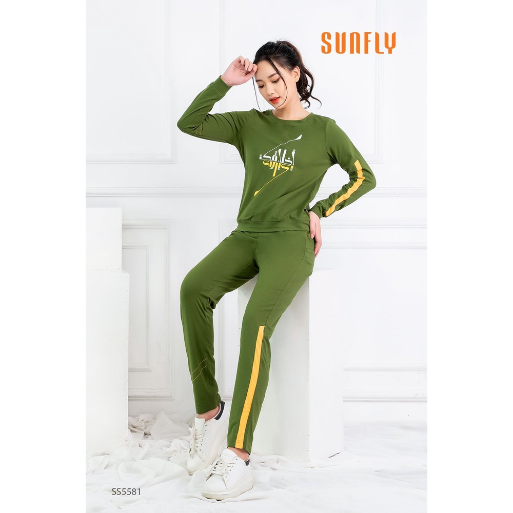 SS5581 BỘ THỂ THAO COTTON ÁO DÀI QUẦN DÀI