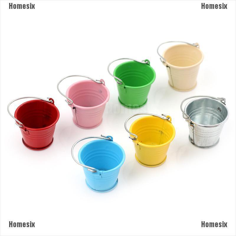 [HoMSI] Mini Cute Bucket Colored Wedding Party Favor Keg Box Gift Pail Candy Lolly SUU