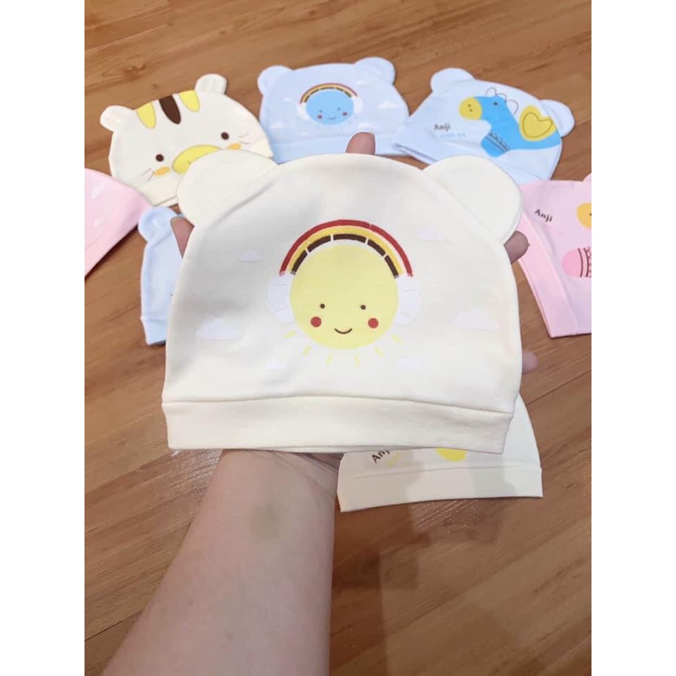 Mũ cotton tai gấu📌FREESHIP📌 cotton phù hơp siêu dễ thương cho bé