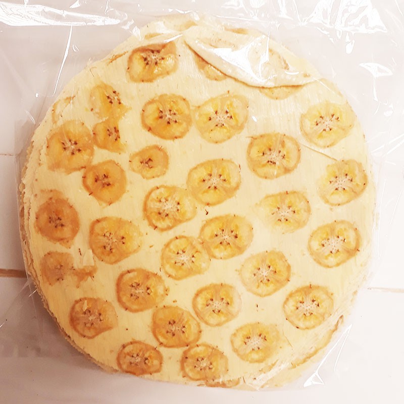 Bánh phồng chuối Sơn Đốc 20 cái bánh chưa nướng