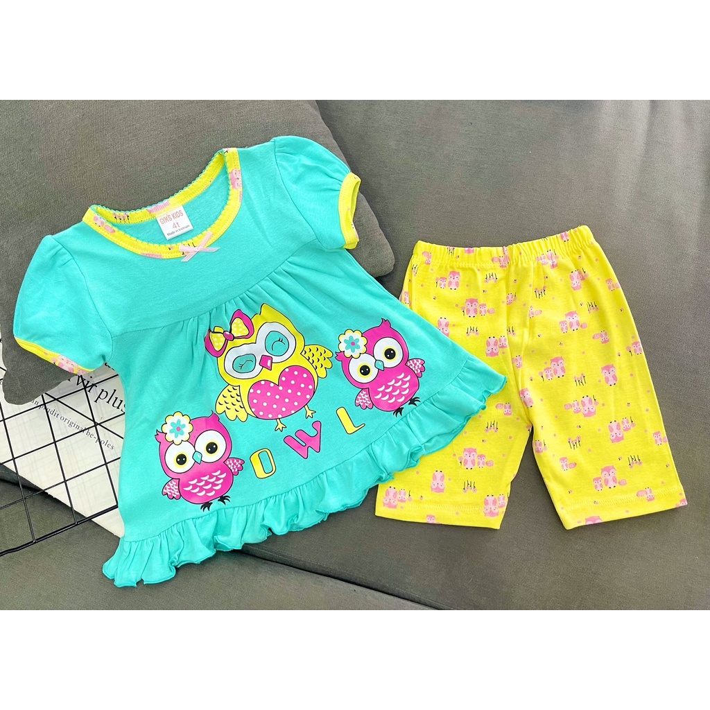 BỘ THUN LỬNG CHO BÉ GÁI IN HÌNH SIÊU DỄ THƯƠNG