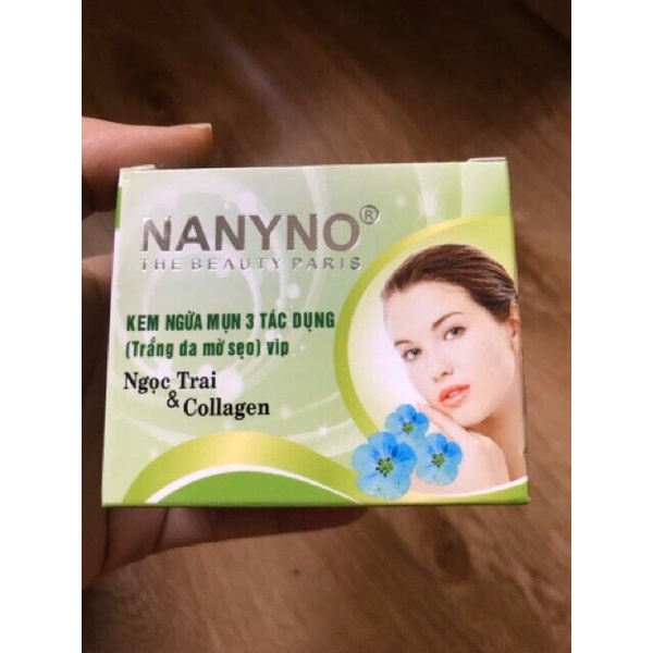 Kem ngừa mụn 3 tác dụng Nanyno