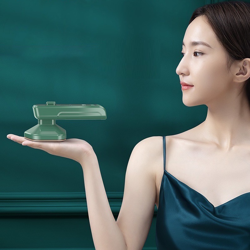 JIASHI Bàn ủi hơi nước điện tử nhỏ gọn bằng titan dễ mang theo/ dùng tại nhà sử dụng nhà