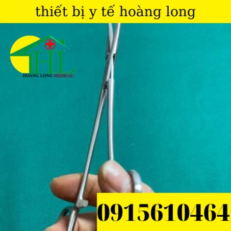 Panh Y Tế, Panh Gắp Phẫu Thuật, Pen Kẹp Y Tế, Panh Cong Không Mấu 18cm - Hàng Pakistan
