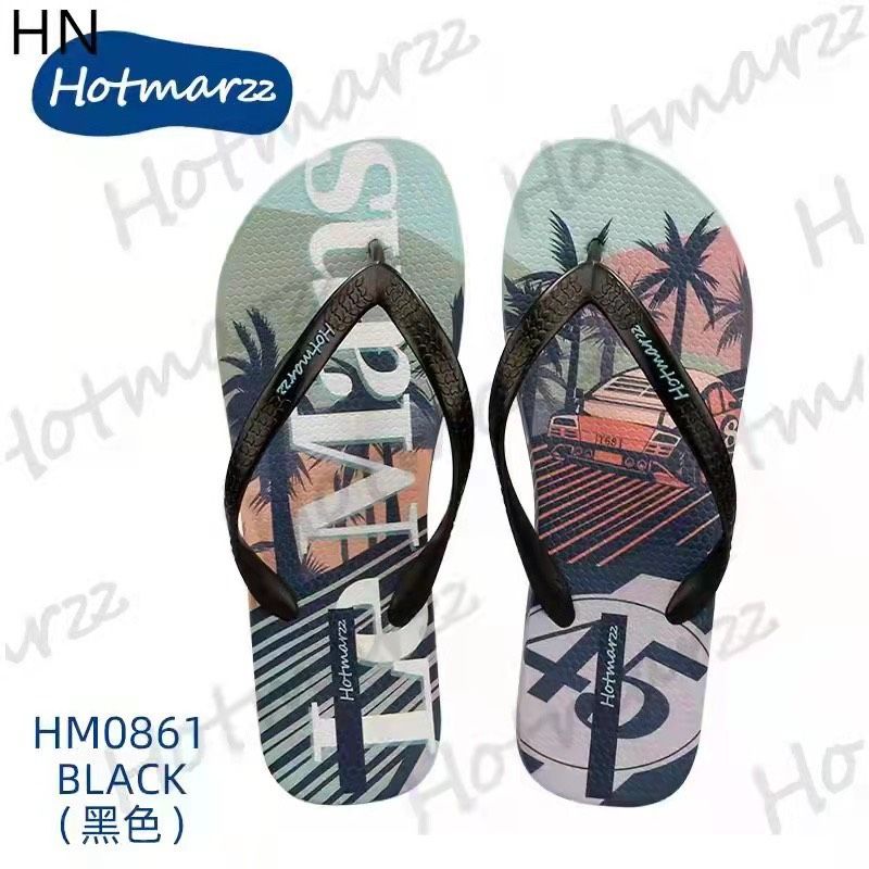 Dép kẹp, dép xỏ ngón, tông nam Hotmarzz in 3D không bong tróc, không trơn trượt
