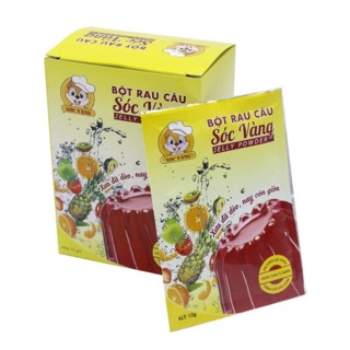 Bột rau câu sóc vàng 10g