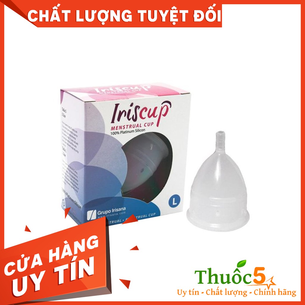 Iriscup Menstrual Cốc nguyệt san 100% silicon