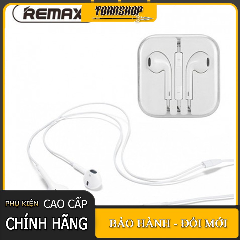 Tai nghe nhét tai Remax for Music&amp;Calls RW-L01 (Trắng)- Hàng chính hãng